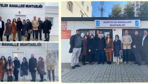 İYİ PARTİ'DEN MUHTARLARA ZİYARET