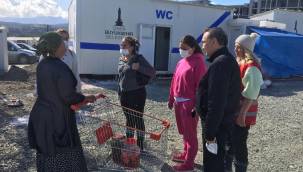 CHP ALİAĞA İLÇE YÖNETİMİ DEPREM BÖLGESİNDE