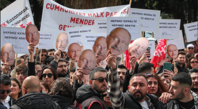 MİLLET İTTİFAKI CUMHURBAŞKANI ADAYI KILIÇDAROĞLU İZMİR'E GELDİ