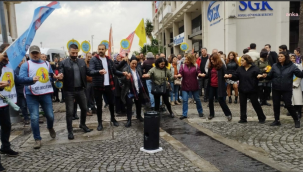 SGK ÇALIŞANLARI İZMİR'DE İŞ BIRAKTI