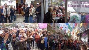 YEŞİL SOL PARTİ ALİAĞA SEÇİM BÜROSU AÇILDI