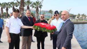 ALİAĞA'DA İLK KEZ "KILAVUZ KAPTANLARI HAFTASI" KUTLANDI VE MESLEK ŞEHİTLERİ ANILDI