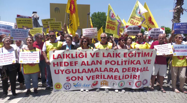 İZMİR'İN DÖRT BİR YANINDA "ÇEDES" PROTESTOLARI DÜZENLENİYOR