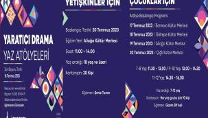 ALİAĞA'DA YARATICI DRAMA YAZ ATÖLYELERİNE BAŞVURULAR BAŞLADI