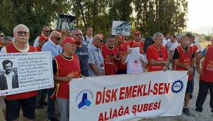 ALİAĞA'DAKİ EMEKLİ-SEN ÜYELERİ NECMETTİN GİRİTLİOĞLU'NU UNUTMADI!