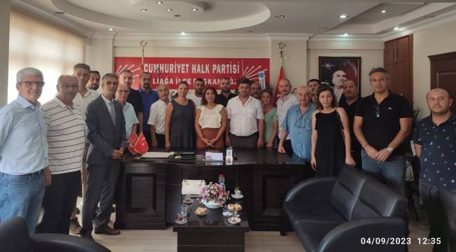 CHP'Yİ TEBRİK ZİYARETLERİ BAŞLADI