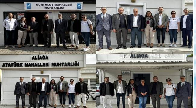 İYİ PARTİ'DEN MUHTARLARA ZİYARET