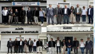 İYİ PARTİ'DEN MUHTARLARA ZİYARET
