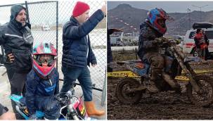 KÜÇÜK MOTORCU EVE YİNE KUPA İLE DÖNDÜ