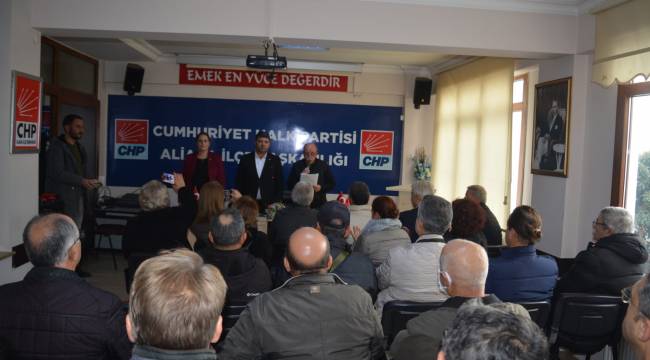 ALİAĞA CHP'DEN ANKARA MİTİNGİNE DAVET