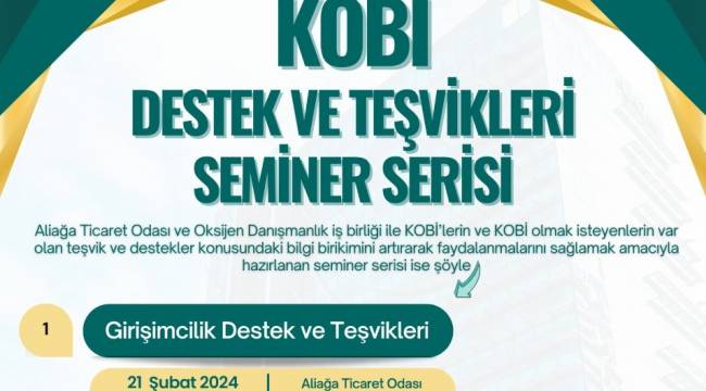 ALTO'DAN KOBİ VE KOBİ OLMAK İSTEYENLERE DESTEK VE TEŞVİKLER SEMİNER SERİSİ