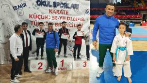 ALİAĞALI KÜÇÜK KARATECİ TÜRKİYE 2.NCİSİ OLDU