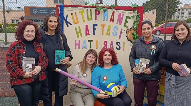 KÜTÜPHANE HAFTASI'NDA MİNİK SPORCULARA KİTAP DAĞITILDI