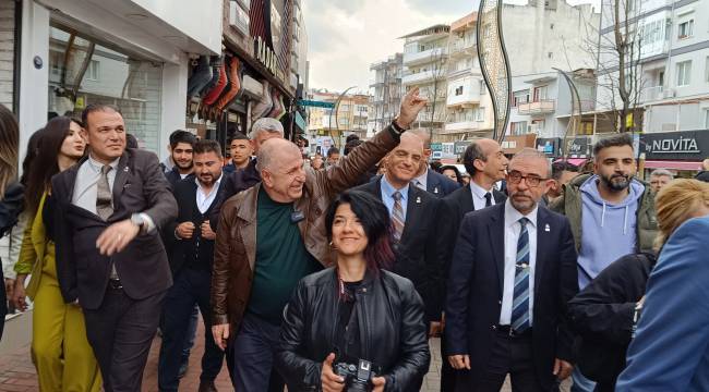 ZAFER PARTİSİ LİDERİ ÖZDAĞ ALİAĞA'YA GELDİ