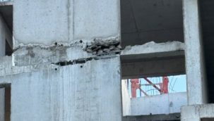 ALİAĞA'DAKİ TOKİ İNŞAATI "HAYATİ TEHLİKE ARZ EDİYOR"