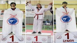 ALİAĞA'YA 3 ALTIN MADALYA 