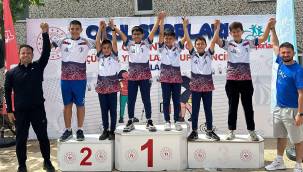 ALİAĞALI ÖĞRENCİLER ORYANTİRİNGDE DESTAN YAZDI