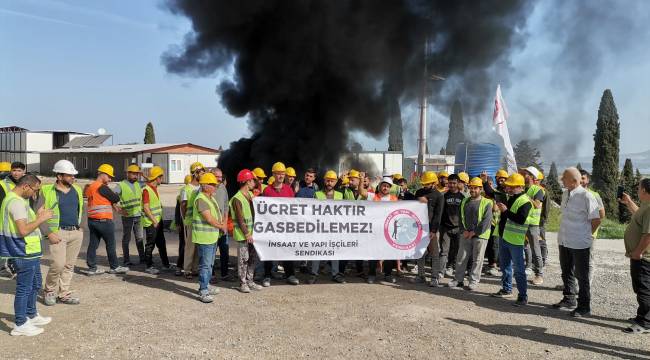 ÇALTILIDERE HASTANE İNŞAATINDA ÇALIŞAN İŞÇİLER PERİŞAN