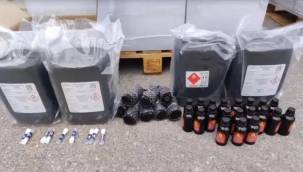 İZMİR'DE SAHTE İÇKİ OPERASYONU