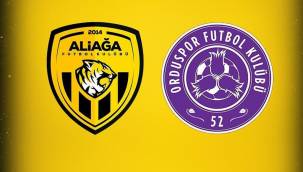 ALİAĞASPOR FK - 52 ORDUSPOR FK MAÇI ÇARŞAMBA GÜNÜ OYNANACAK