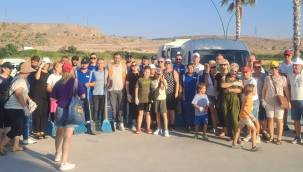 BÜYÜKŞEHİR ŞAKRAN VE İNCİRLİK'TE TEMİZLİK YAPTI