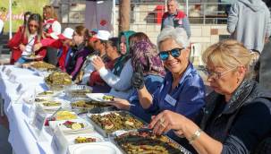 ALİAĞA'DA ZEYTİN HASAT ŞENLİĞİ RENKLİ GÖRÜNTÜLERE SAHNE OLDU