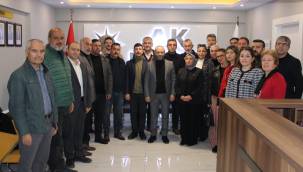 AK PARTİ YÖNETİMİNE HAYIRLI OLSUN ZİYARETLERİ DEVAM EDİYOR