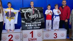 ALİAĞALI KÜÇÜK KARETECİLER 13 MADALYA BİRDEN KAZANDI