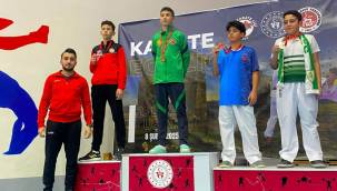 ALİAĞA BELEDİYESİ SPOR OKULU ÖĞRENCİLERİNDEN İKİ MADALYA BİRDEN