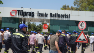 TÜPRAŞ'TA ÇALIŞANLARIN BAYRAM SEVİNCİ KURSAĞINDA KALDI