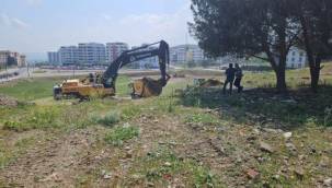 ALİAĞA'NIN YENİ ADLİYE BİNASI İÇİN İLK KAZMA VURULDU