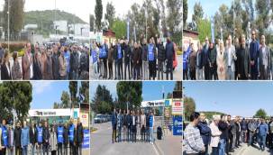 ALİAĞA'DA EYLEMDEKİ İŞÇİLERE DESTEK ÇIĞ GİBİ BÜYÜYOR