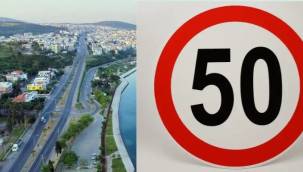 ALİAĞALILAR DİKKAT! BU GÜZERGAHTA HIZ SINIRI 50 KM