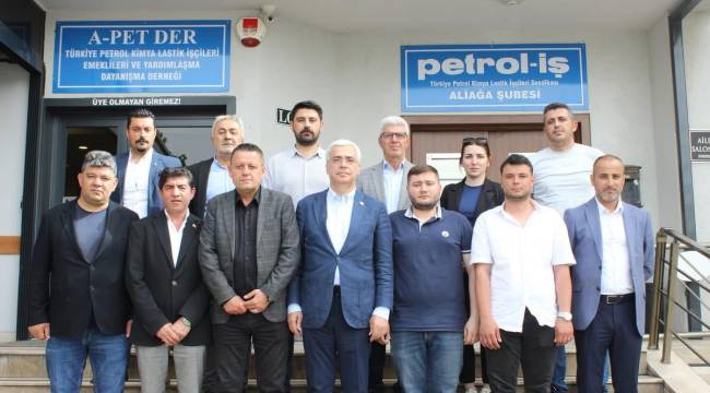 CHP MİLLETVEKİLİ UZUN'DAN ALİAĞA ZİYARETİ