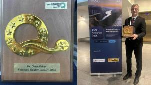 "AVRUPA KALİTE LİDERİ ÖDÜLÜ" İLK KEZ BİR TÜRK YÖNETİCİNİN OLDU