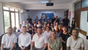 CHP İL BAŞKAN YARDIMCISI ALİAĞA'DA TOPLANTI DÜZENLEDİ