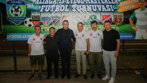 ALİAĞA'DA MASTERLER FUTBOL TURNUVASI BAŞLADI
