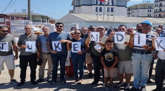 ALİAĞA TOKİ MAĞDURLARI İSYAN ETTİ