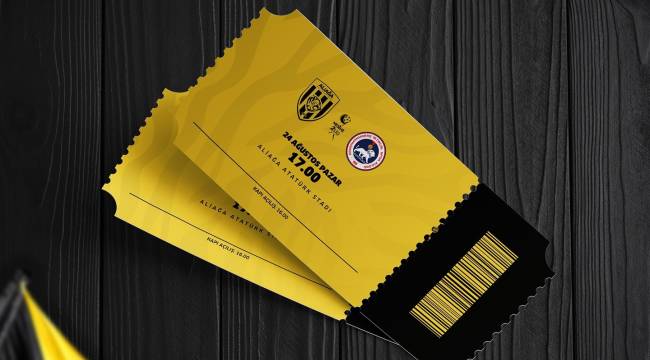 ALİAĞASPOR FK'NIN İLK MAÇ BİLETLERİ SATIŞTA