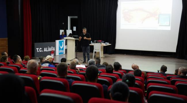 ALİAĞA'DA AFET BİLİNCİ İÇİN FARKINDALIK EĞİTİMİ