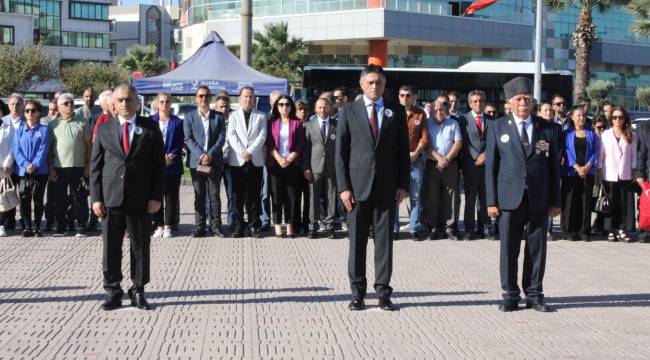 ALİAĞA'DA GAZİLER GÜNÜ TÖREN İLE KUTLANDI