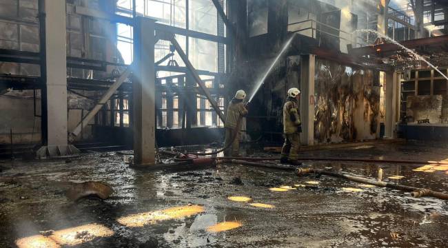 ALİAĞA'DAKİ YANGIN 1 SAATTE SÖNDÜRÜLDÜ