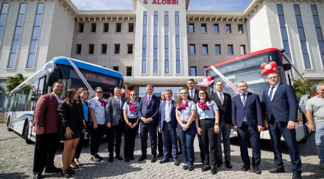 ALOSBİ'YE TEMİZ ENERJİLİ OTOBÜS SEFERLERİ BAŞLIYOR