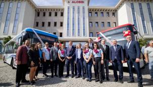 ALOSBİ'YE TEMİZ ENERJİLİ OTOBÜS SEFERLERİ BAŞLIYOR