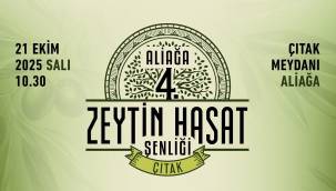 ALİAĞA 4.GELENEKSEL ZEYTİN HASAT ŞENLİĞİ DÜZENLENİYOR