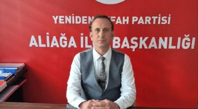 ALİAĞA YENİDEN REFAH PARTİSİ'NDEN GAZZE AÇIKLAMASI