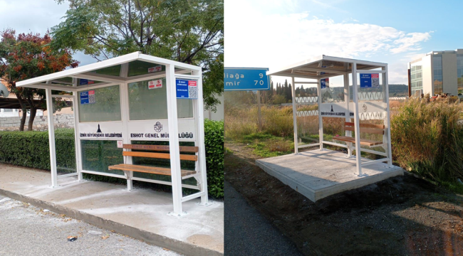 BÜYÜKŞEHİRDEN ALİAĞA'DA SU DEPOSU VE KAPALI DURAK ÇALIŞMASI