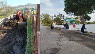 BÜYÜKŞEHİRİN TEMİZLİK VE ASFALT ÇALIŞMALARI SÜRÜYOR