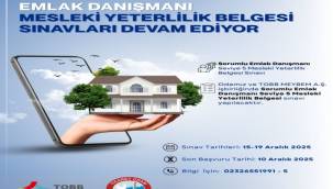 ALTO'DA EMLAK DANIŞMANLIĞI MESLEKİ YETERLİLİK SINAVI BAŞVURULARI DEVAM EDİYOR