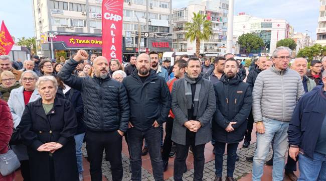 ALİAĞA'DA "GEÇİNEMİYORUZ" EYLEMİ